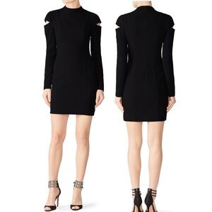Black Halo Bonelli Mini Dress New